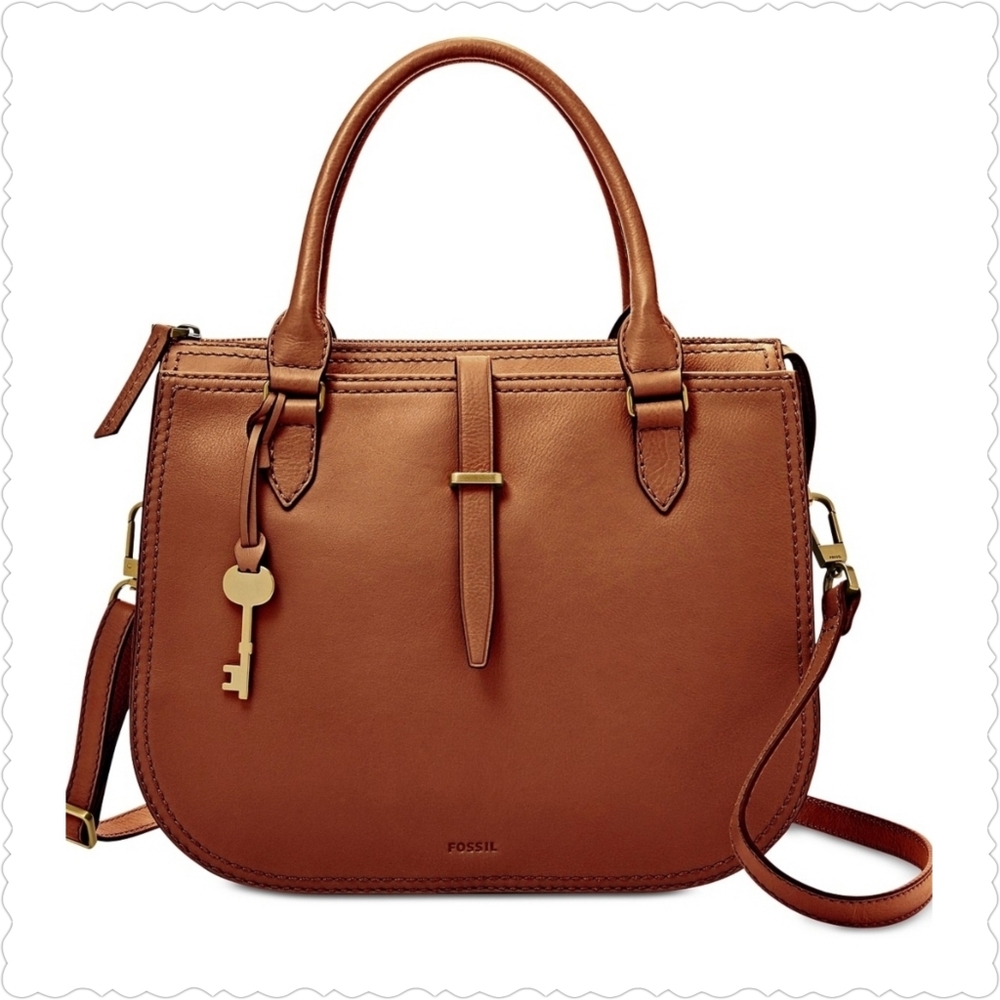 FOSSIL  Ryder Leather Medium Satchel - Picture 8 of 10
